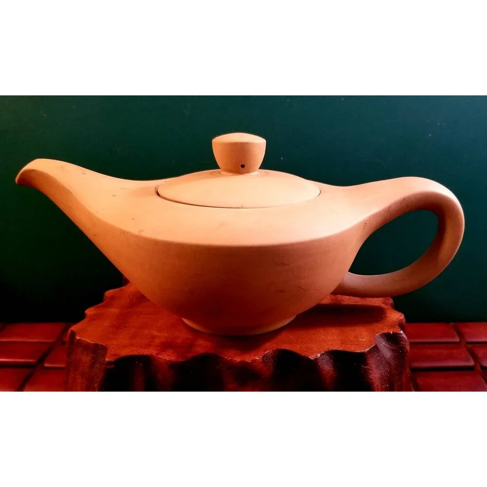 Vintage Tazo Magic Lamp Aladdin's Lamp Genie Lamp Ceramic Tea Pot Zisha Clay